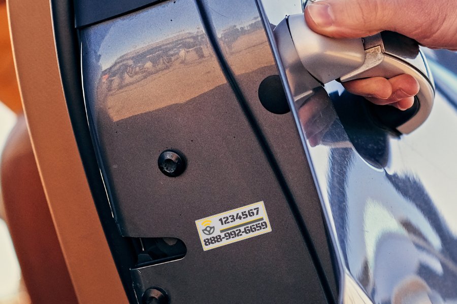 CarSmarti Paint-Etching Identifying Decal