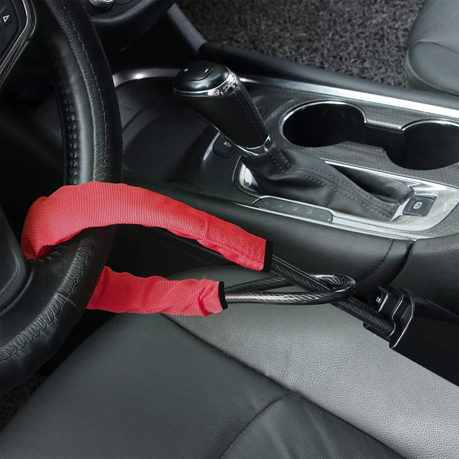 Steering Wheel Seat Belt  Lock - Deterrent